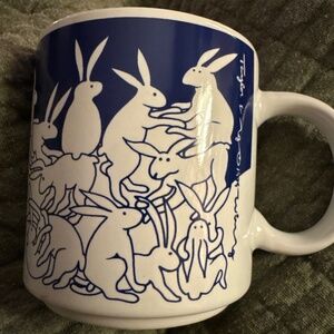 Vintage Taylor & Ng Naughty Bunny Mug- @1979 Navy